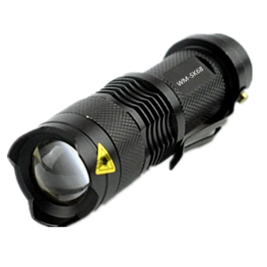 EDC Waterproof Telescopic Zoomable Torch Mini Q5 LED AA / 14500 Flashlights for Camping