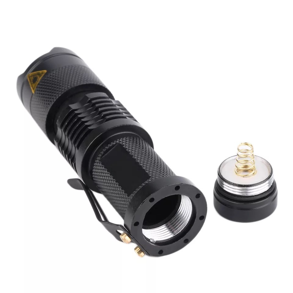 EDC Waterproof Telescopic Zoomable Torch Mini Q5 LED AA / 14500 Flashlights for Camping