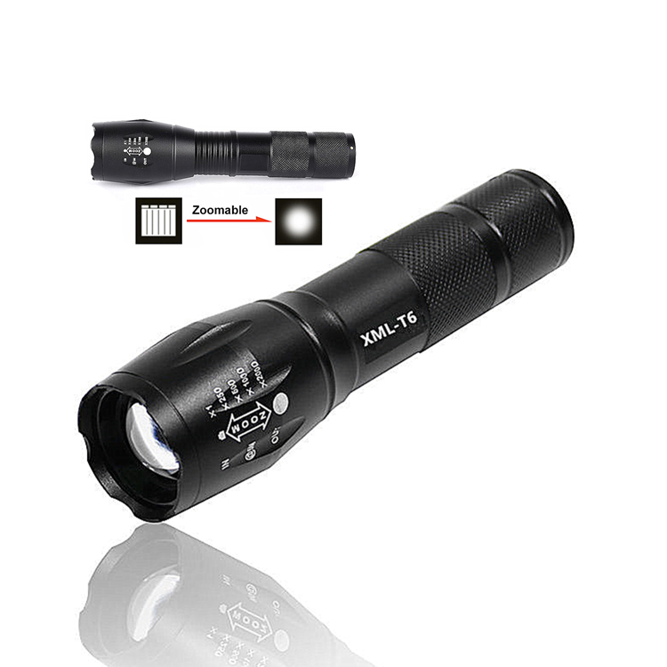 10W T6 Led Zoomable Handheld Tactical Flashlight AAA/Rechargeable Flashlights &ampTorches