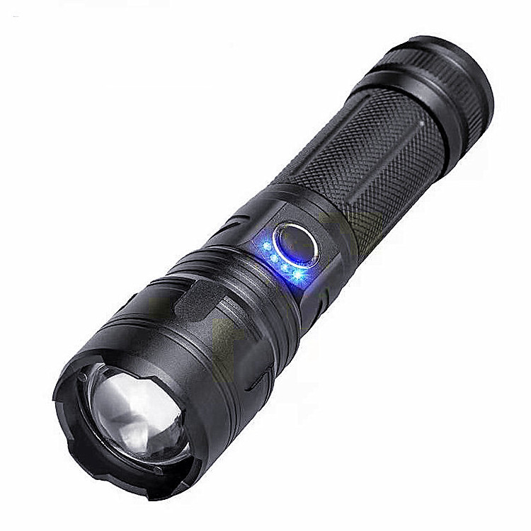 Waterproof 2000 Lumen P50 Power Bank Flashlight XHP50 Emergency USB Rechargeable Top Seller Flashlights For Camping