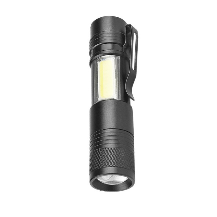 Aluminum Waterproof Mini Torch Customized Logo AA battery 5W edc Tactical COB Flashlight Mini Led Flashlight