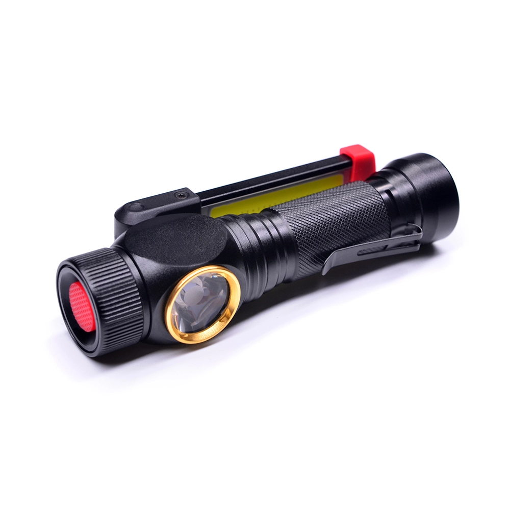 Red SOS led Emergency Light Flexible Portable Mini led Flashlighting Magnetic Base tool with High Power led Flashlight