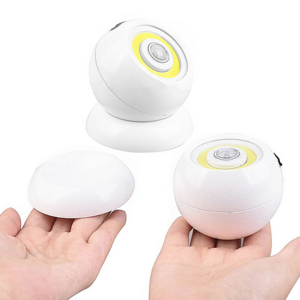 Battery Operated 360 Degree Rotating Motion Sensor light Portable Small Sensor Led Night Light with Magnetic base for kids