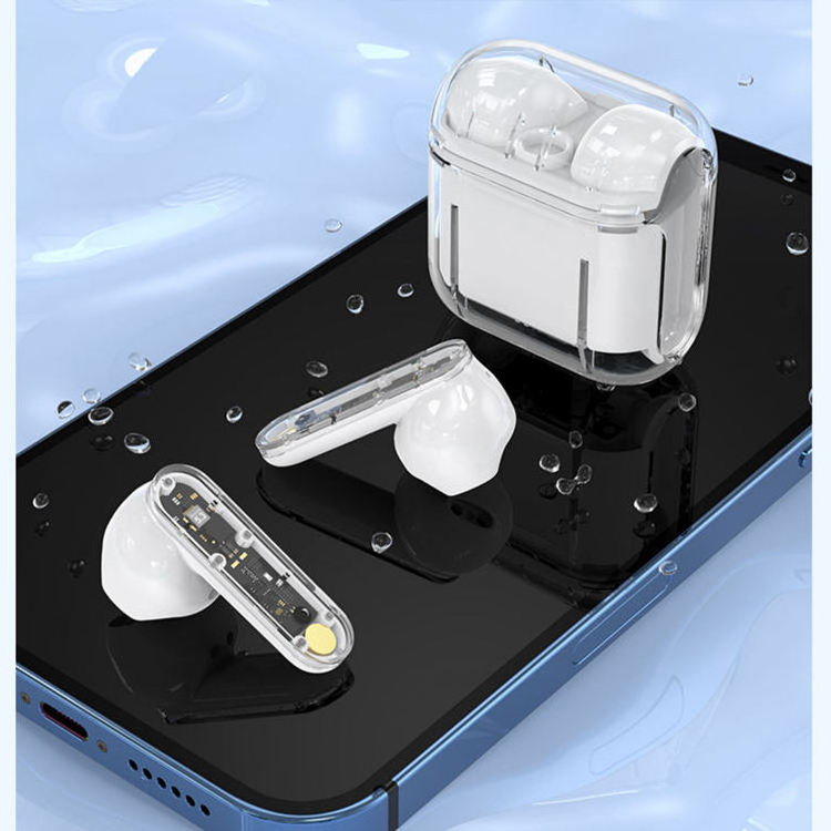 Transparent Mecha Design Mobile Phone Earbuds For Sports Wireless Earphone Magnetic Tws Earphone Headphones