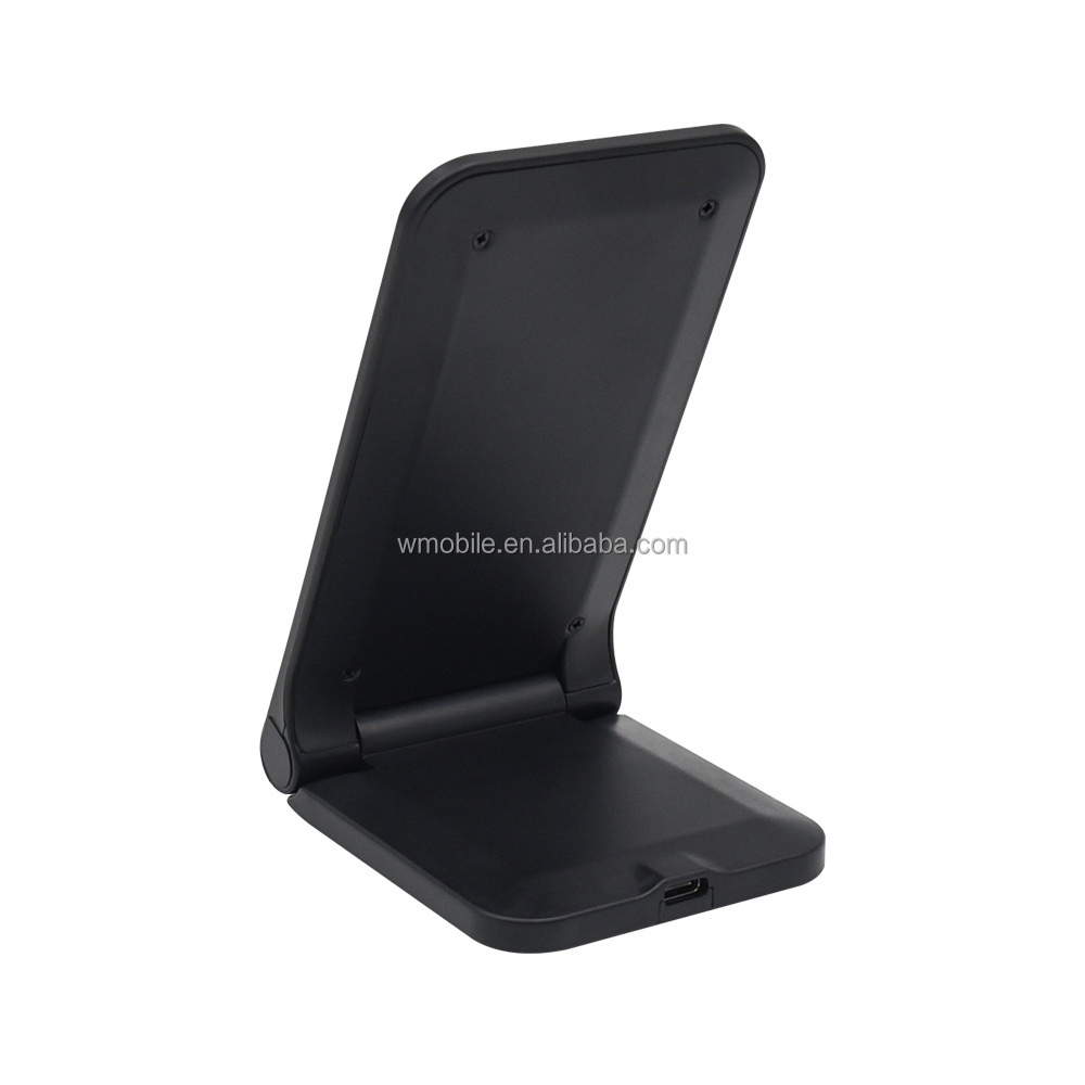 Mobile Phones Holder 2023 Wholesale Foldable  Wireless Charger 2 in 1 Qi Stand 15W Fast Wireless Charging for iPhone 12/13/14