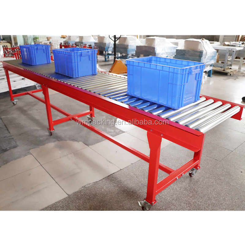 Parcel Sorting System Factory Professional Custom Length Gravity Transfer roller Conveyor Pallet Conveyor  Rolling Conveyor