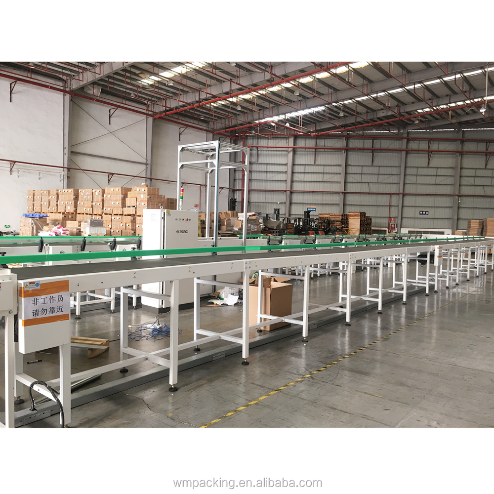 Stainless Seel Food Packing Processing Mail/Express/Courier/Logistics/Warehouse Sorting Exit Output Belt Conveyor Machine