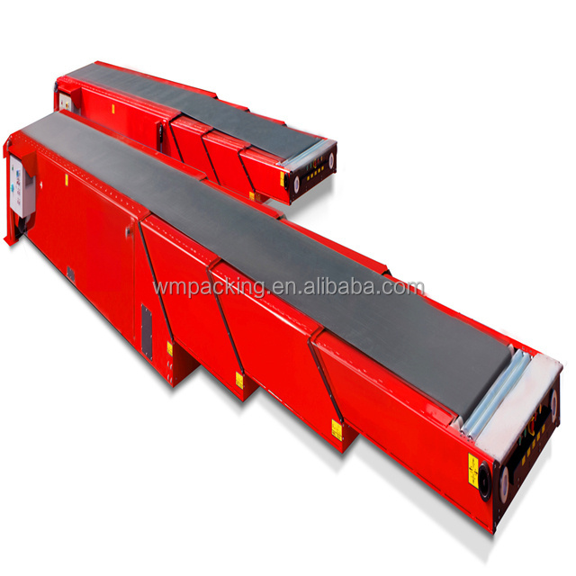 Loading Unloading Truck  Container Fixed/Movable Telescopic Belt Conveyor