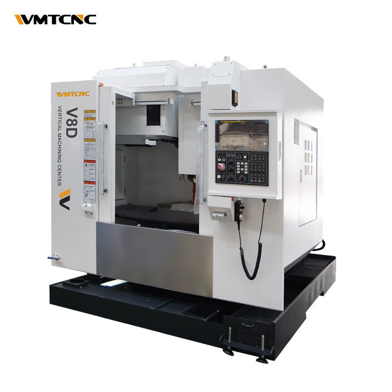 Powerful and high performance V8D 3 axis vmc machining center fresadora cnc milling machine for metal