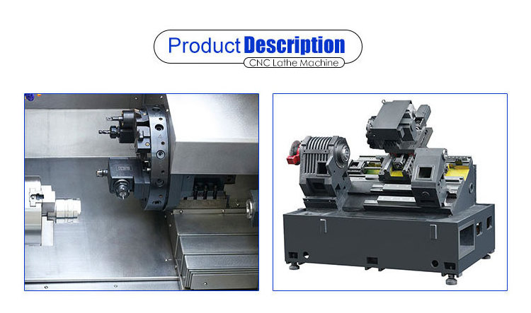 cnc torno TX500SY 3-axis slant bed cnc turning center lathe machine with high quality