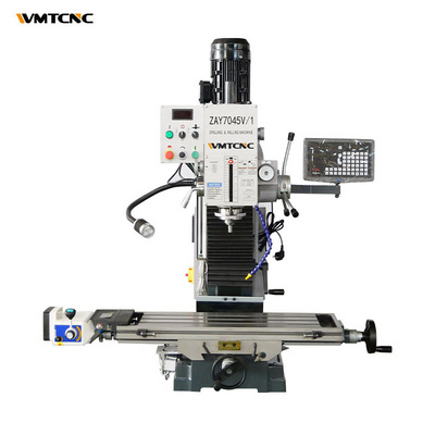 Mini milling and drilling machine ZAY7045V/1 manual benchtop variable speed drilling milling machine for sale