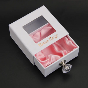 Custom  Sliding Drawers Luxury Jewelry Packaging  Paper Gift Box with Handle for bracelet diamond Jewelry packaging