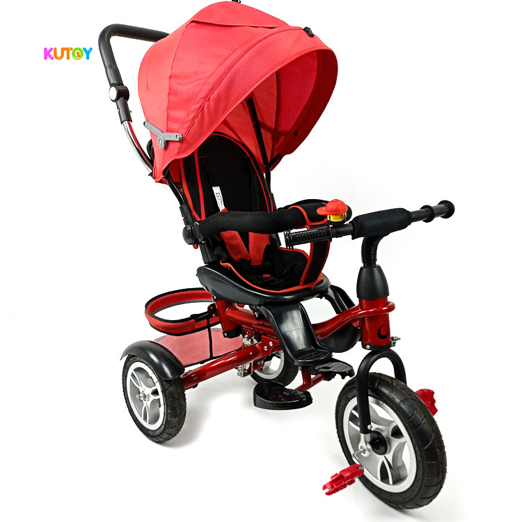 2021 China factory hot sell children's 3 wheel bikes push handle for tricycle/best toddler tricycle 2 year old with high quality