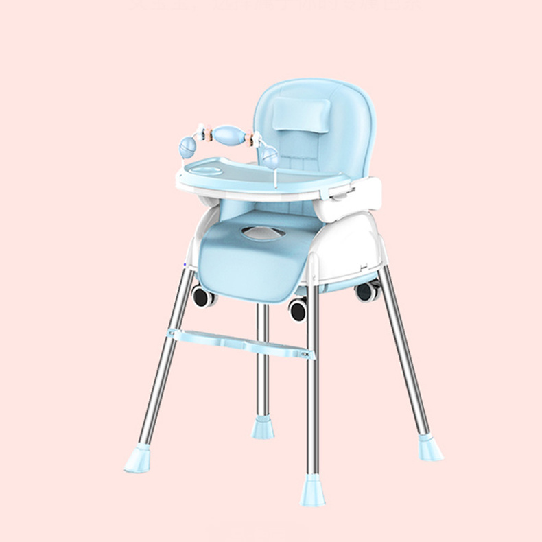 Comfortable Adjustable Portable Baby High Dining Chair With Eating Seat And Tray Easy Clean up Features For Toddler