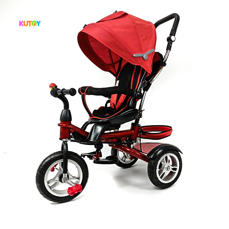 2021 China factory hot sell children's 3 wheel bikes push handle for tricycle/best toddler tricycle 2 year old with high quality