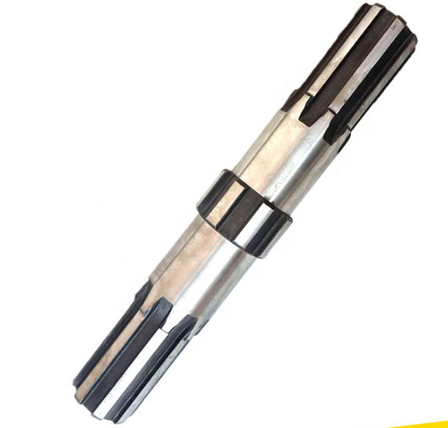 customized High precision Involute Rectangular spline gear shaft motor shaft