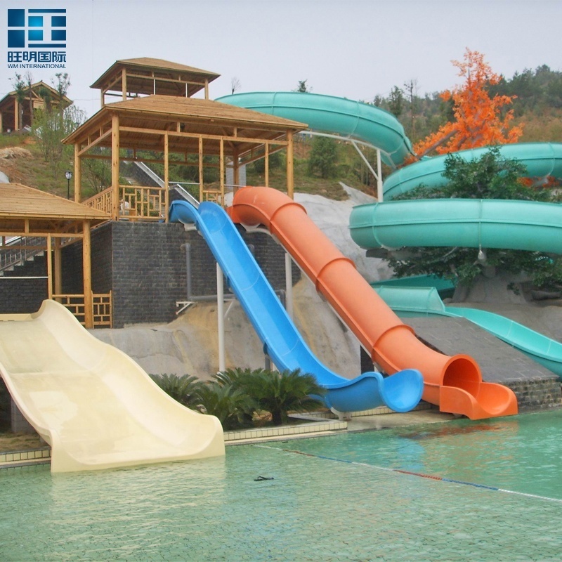 Spiral Pool Slide Fiberglass Water Park Equipment for Sale