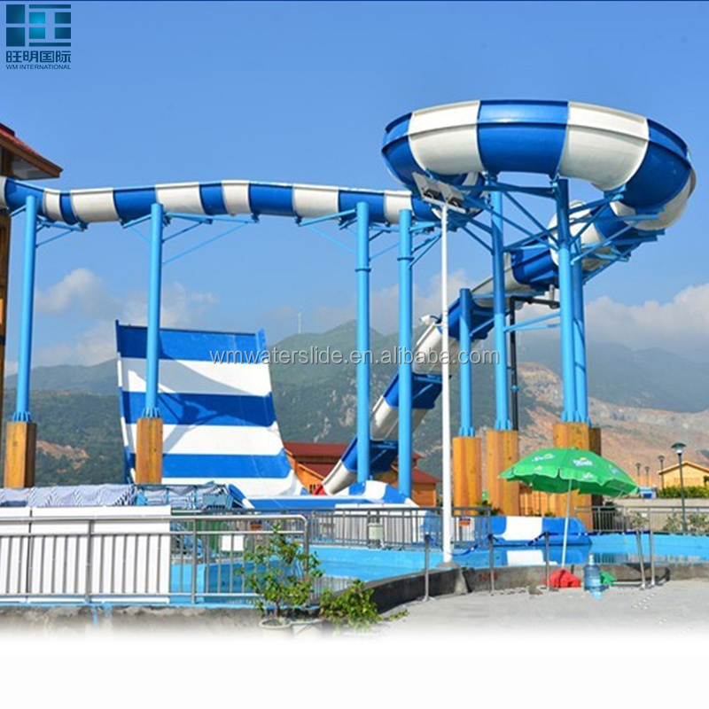 Fiberglass Water Slide for Swimming Pool Water Park Equipment Water Slides Prices