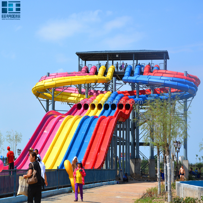 Fiberglass Water Slide for Swimming Pool Water Park Equipment Water Slides Prices