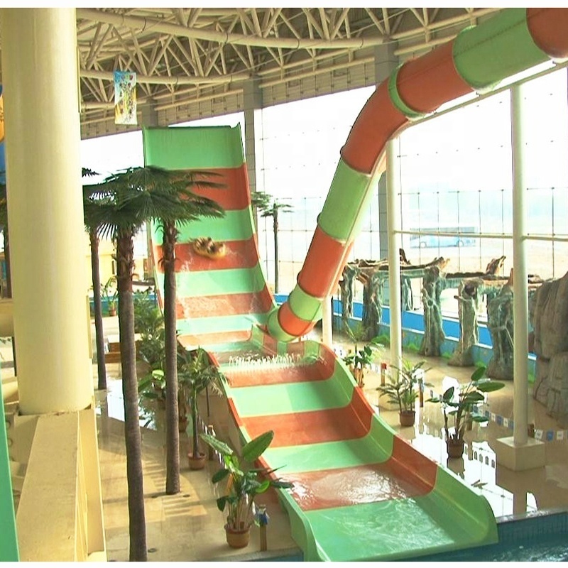 100 foot to 150 foot PVC Fiberglass Custom Water Slide