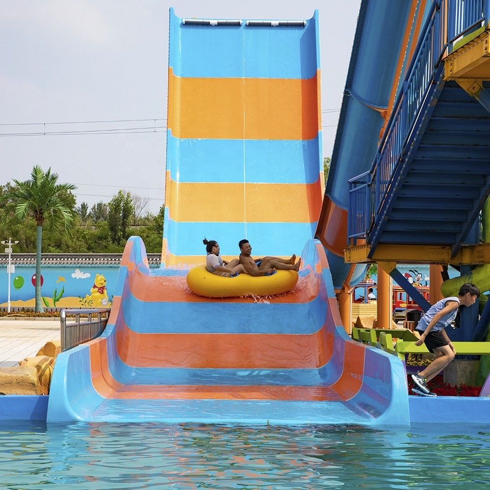 100 foot to 150 foot PVC Fiberglass Custom Water Slide