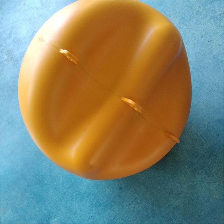 ZHANHONG Marine floating barrier ball with solar light warning buoy channel buoy plastic floating ball