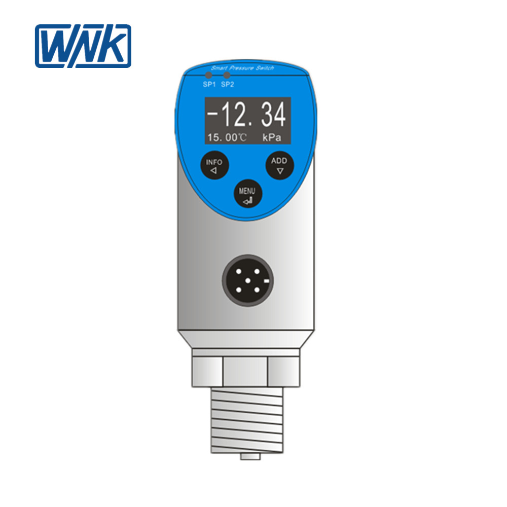 Digital PNP Air Water Pressure Switch With 4~20ma Output