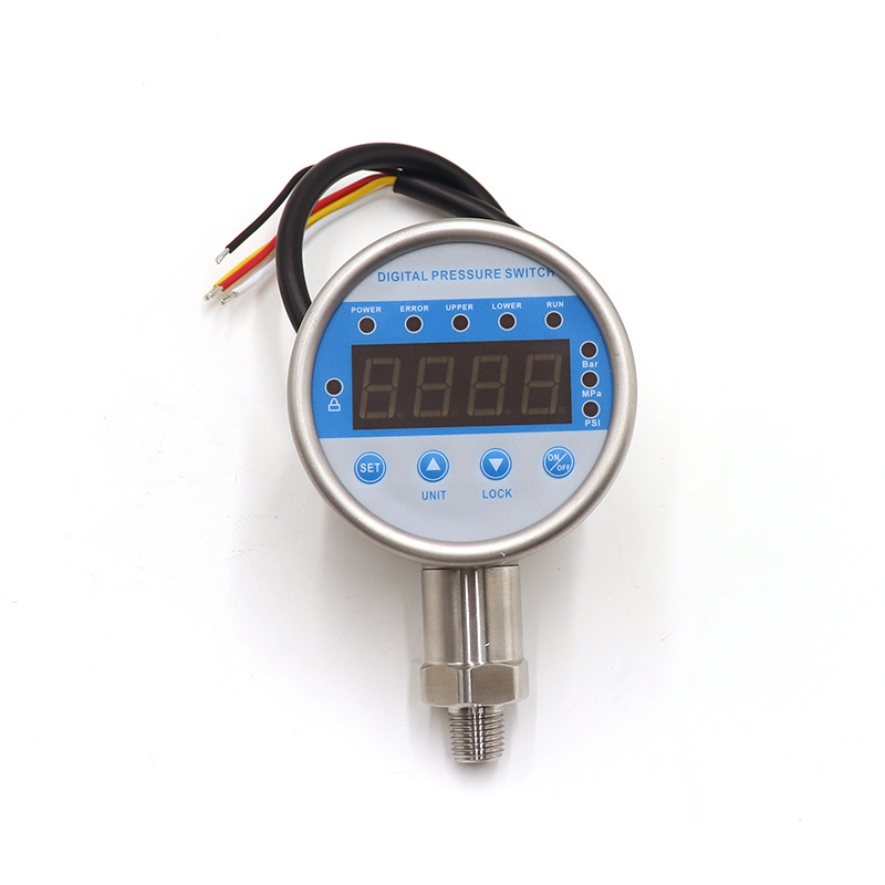 WNK Stainless Steel Intelligent Pressure Controller Switch With Display Digltal