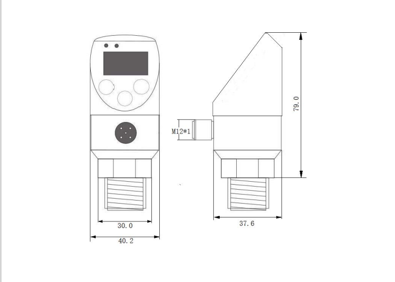 WNK Adjustable 4-20ma RS485 Water Pump Pressure Switch