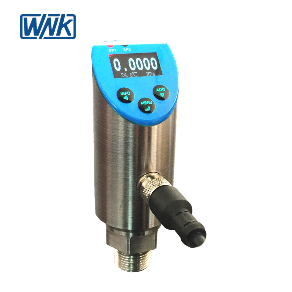 Digital PNP Air Water Pressure Switch With 4~20ma Output