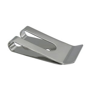 Factory Custom stainless steel belt clips custom metal clips Spring steel stamping sheet metal belt clips