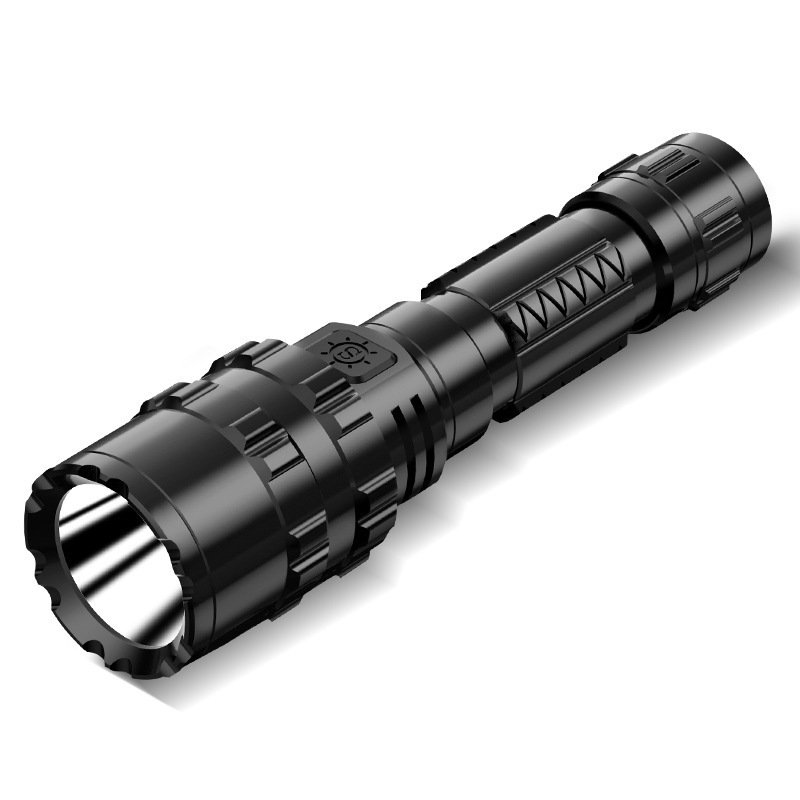 Tactical Flashlight With Remote Pressure Switch 1600 Lumens Red Light Green Light Zoomable USB Rechargeable for Outdoor Hunting