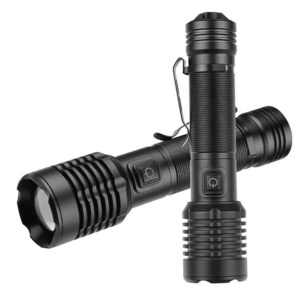 Super Bright Flashlight Type-C USB XHP50 LED Powerful 9000 High Lumens Tactical Flashlights for Outage Outdoor Emergency Torch