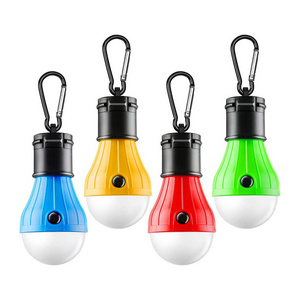 Tent Lamp Portable LED Tent Light Clip Hook Hurricane Emergency Lights LED Camping Light Bulb Tent Lantern for Camping Fishing