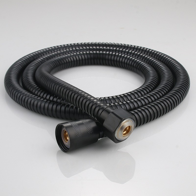 Stainless Steel Shower Hose 1.5M 59 Inches Bathing Handheld Shower Head Hose with Brass Insert Durable and Flexible Matte Black