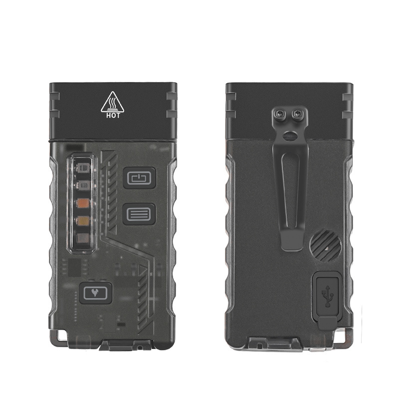 Dual Arc Plasma Electric Cigarette Lighter EDC Flashlight Flameless Windproof Magnetic USB Camping Survival Gear XPG LED Torch