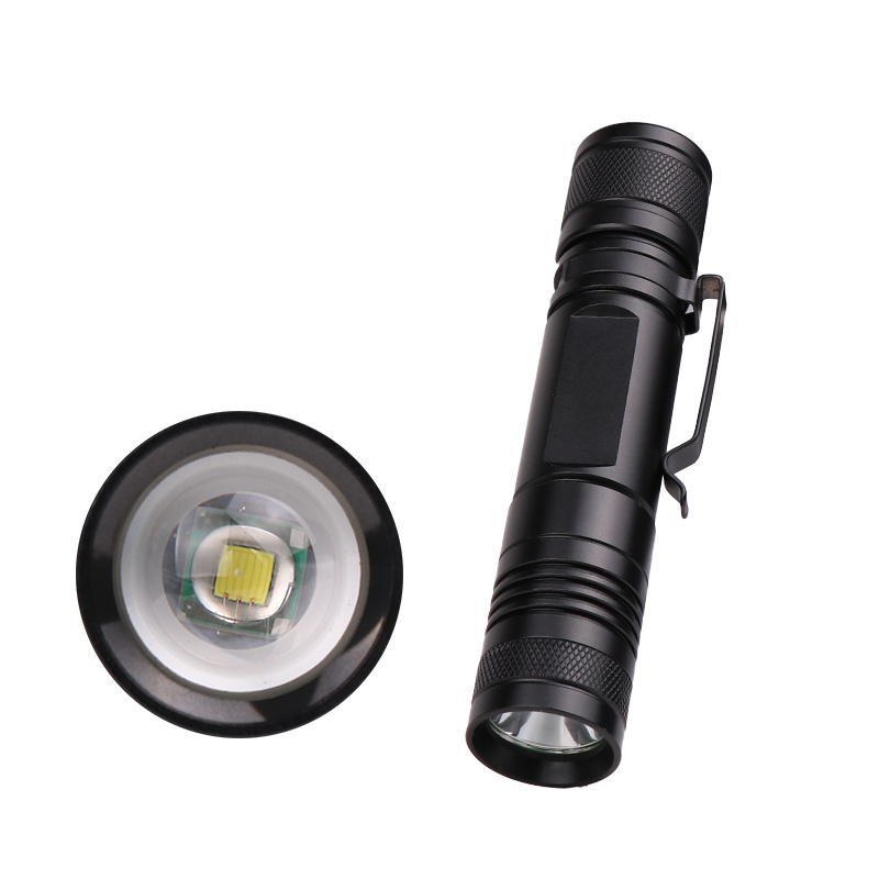 Mini Pen light handy Flashlight flexible New Tactical Zoomable Penlight 4 modes Mini Led Flash light Rechargeable With Clip