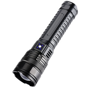 Tactical Flashlight Shoulder Strap Tail COB Light Type-C USB 50W LED 36000 Lumens 5 Modes Emergency Outdoor Hiking Flashlight