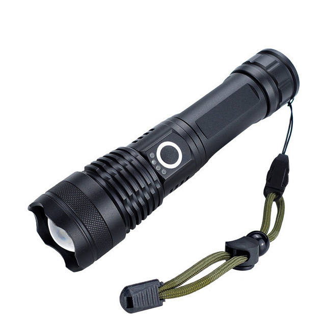 Hot sale XHP70 LED Flashlight Aluminum Alloy Advanced led Torch 18650 26650 BatterY For outdoor 5 modes Powerful flashlights