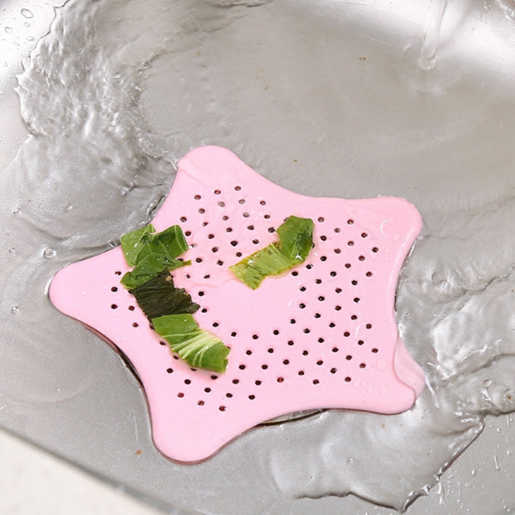 Bathroom Hair Catcher Drain Cover Bathtub Floor Shower Tub Sink Silicone Hair Stopper with Suction Cups Kitchen Strainer Plug