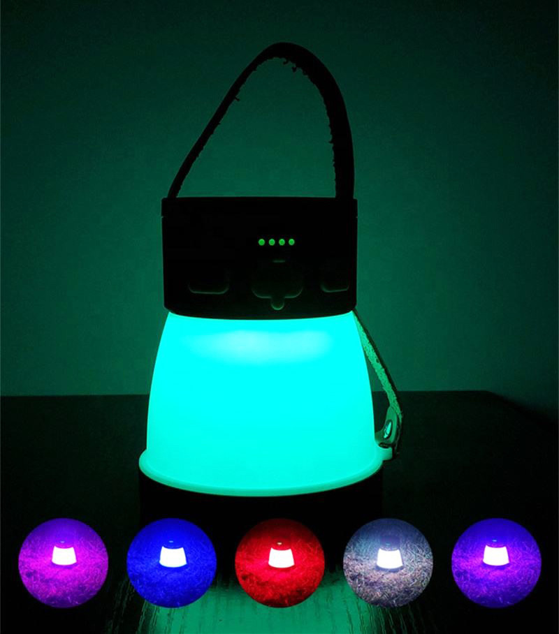 Handheld Camping Lantern Solar Powered Spotlight 1500 Lumens Sunlight Charging USB Rechargeable Super Bright LED Flashlight