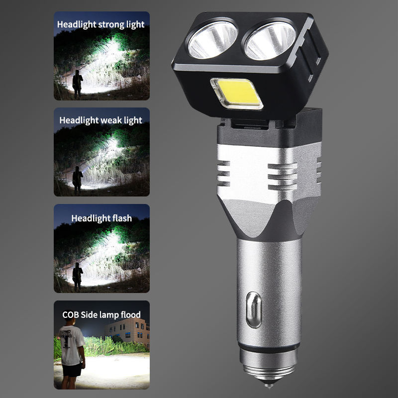 Super Bright Flashlight 4 Modes Waterproof USB C Rechargeable Handheld Torch 5000 Lumens LED Flashlight Emergency Flash Light