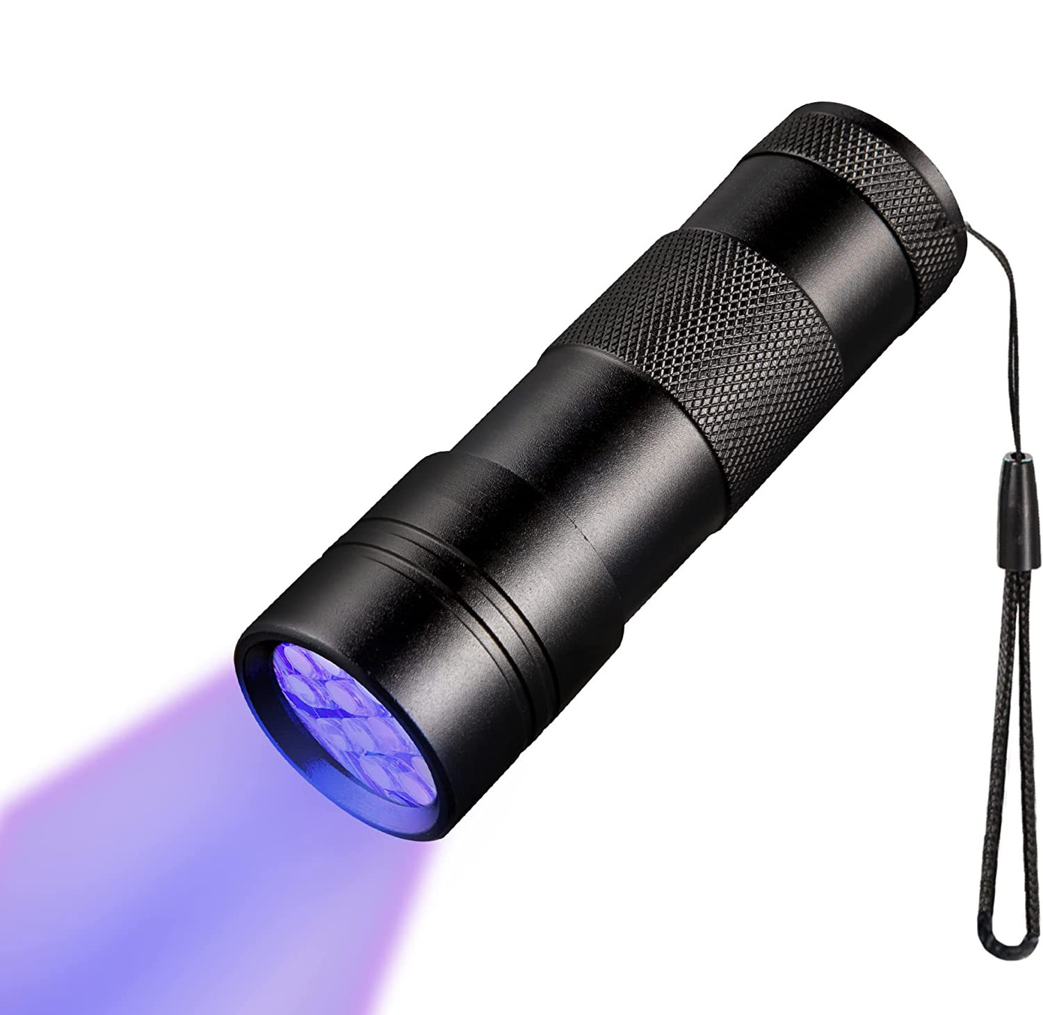 Black Light Fashlite UV Handheld Blacklight Flashlights 12 Led 395nm Mini Light Torch Detector for Pets Urine and Stains