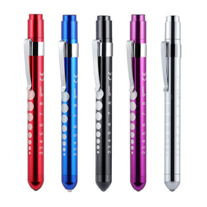 Medical Penlight for Work Nursing Student Essentials Medical Supplies Pen Light with Pupil Gauge for Nurse Doctors Flashlight