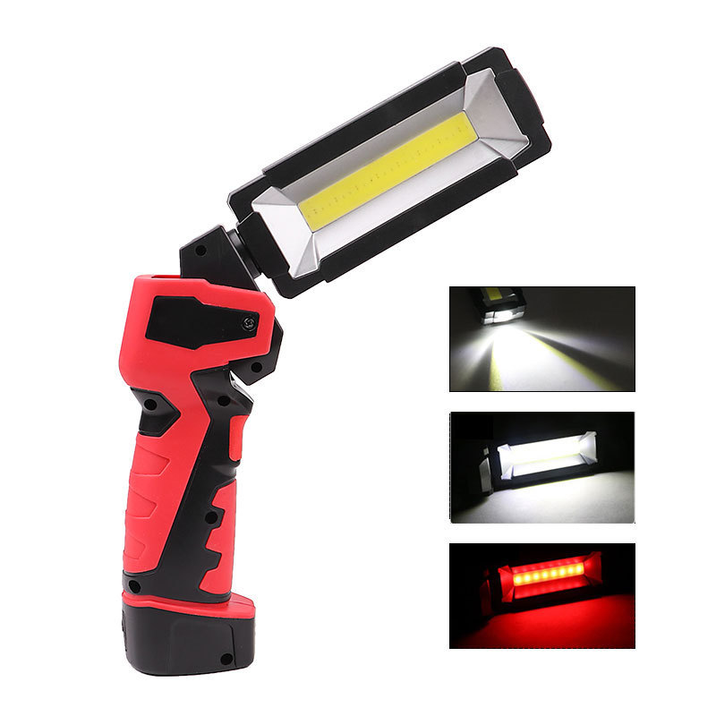 Inspection Light Rotatable USB Work Lights Slim Work Lamp with Rotary Switch &Swivel Magnetic Base for Truck Car Repairing Works