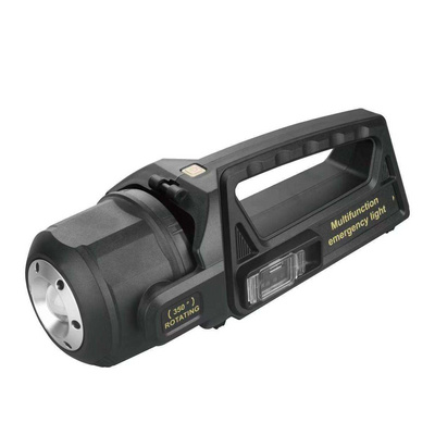 Super Bright Searchlight Solar Powered 9 Modes USB Rechargeable LED Handheld Flashlight Waterproof 6000 High Lumens Spotlight