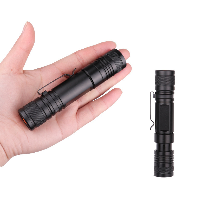 Mini Pen light handy Flashlight flexible New Tactical Zoomable Penlight 4 modes Mini Led Flash light Rechargeable With Clip