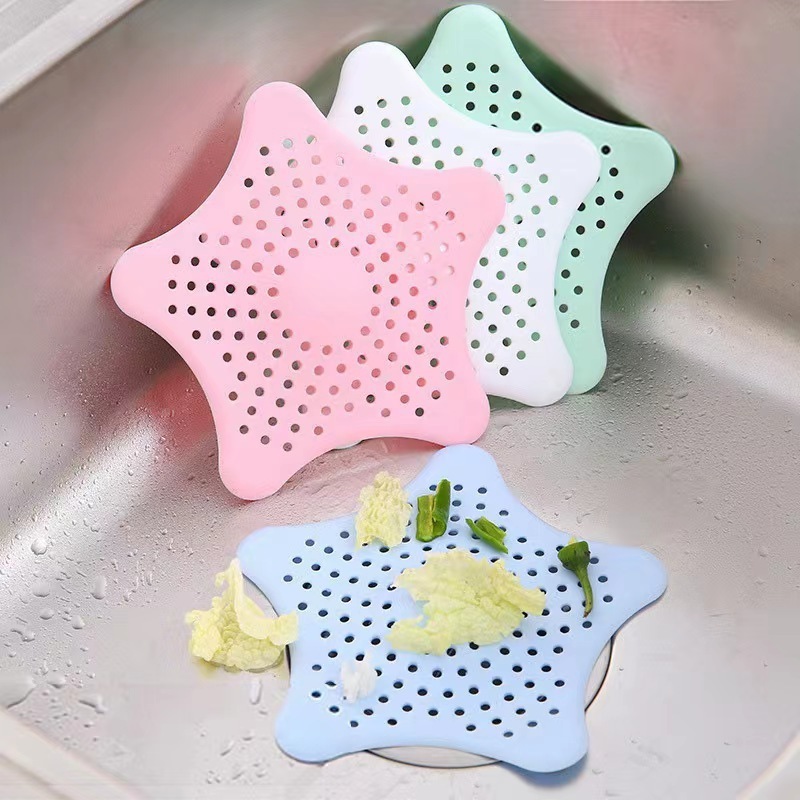 Bathroom Hair Catcher Drain Cover Bathtub Floor Shower Tub Sink Silicone Hair Stopper with Suction Cups Kitchen Strainer Plug