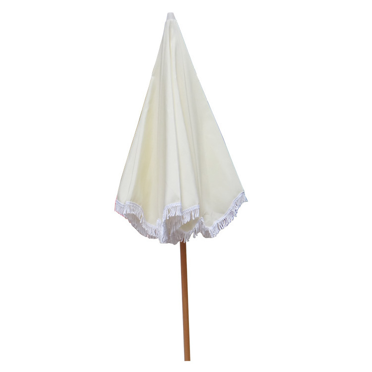 Bali Wooden Umbrella Beach Parasol Outdoor