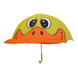 New Design Fashion Children Mini Cartoon Duck Head Umbrellas